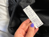 Balmain Black Ribbed Mini Skirt size F 36 S ladies