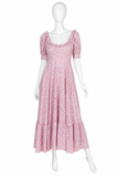 RIXO Sorana Cotton-Blend Midi Dress – Pink Shell Pansy Blush size UK 12 US 8 ladies