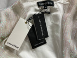 Retrofête Gabrielle iridescent sequin mini robe dress size M medium dress ladies