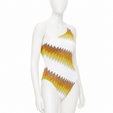 Missoni One-Shoulder Chevron Swimsuit – Zig Zag ladies