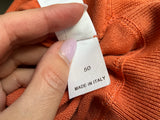 BRUNELLO CUCINELLI
Orange Cotton Jumper Sweater size 50 men