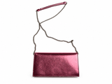 Christian Louboutin Loubi54 Metallic Pink Patent Leather Crossbody Clutch Bag ladies