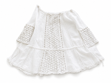 SUNDAY SAINT-TROPEZ Linen Embroidered White cover up dress One Size Fits All LADIES