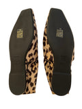 CHRISTIAN DIOR Nylon Leopard Print Mizza Slingback Flats Size 38.5 ladies