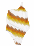 Missoni One-Shoulder Chevron Swimsuit – Zig Zag ladies