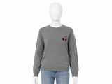 Bonpoint Girls Grey Cashmere Cherry Pullover – Age 14 years children