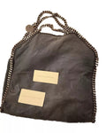 STELLA MCCARTNEY Falabella Fold Over Tote Grey Bag Handbag ladies