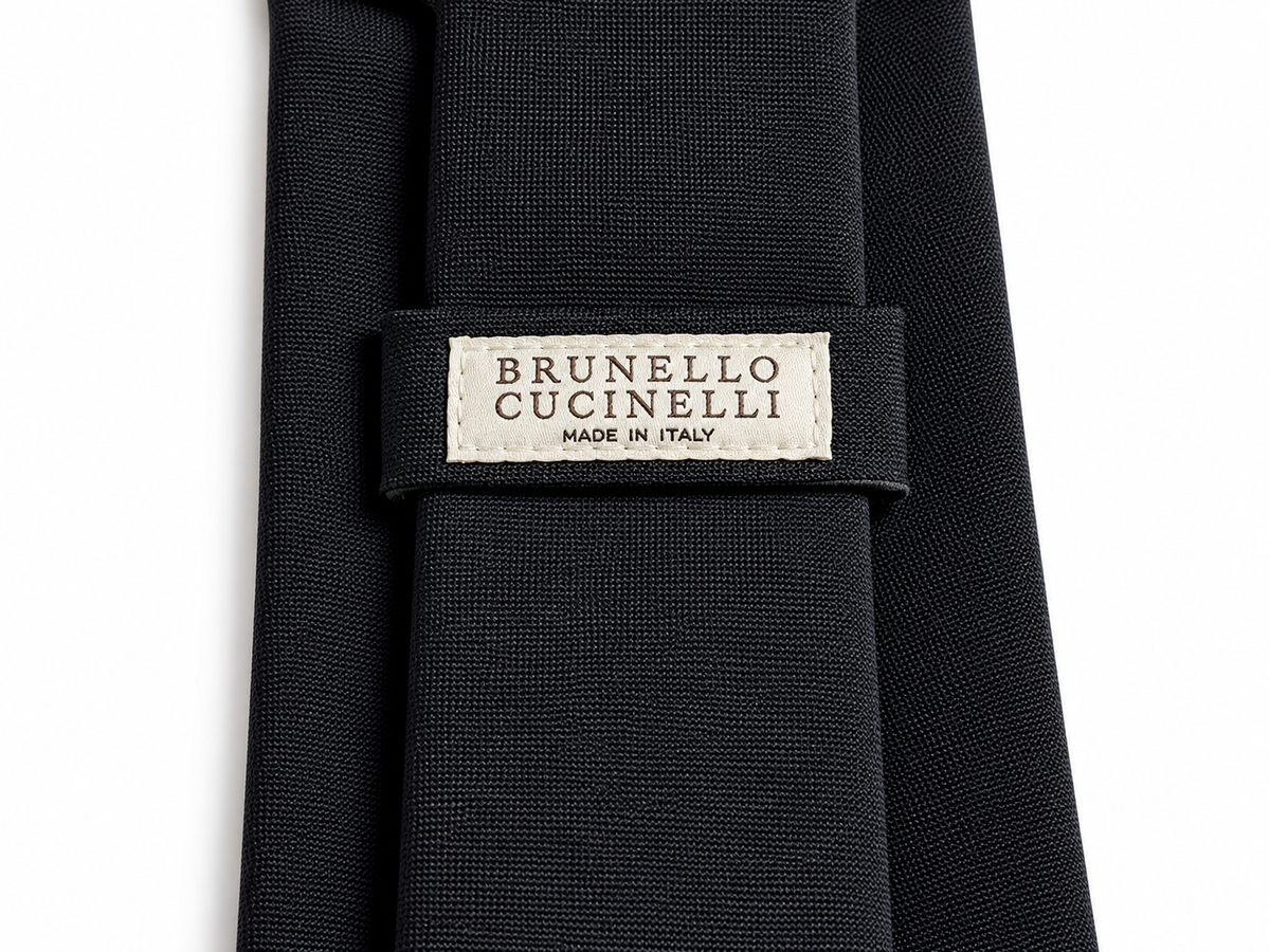 Brunello Cucinelli Men’s Black Wool Tie men