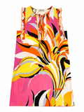 Emilio Pucci Abstract Print Ruffle Mini Dress – Size S ladies