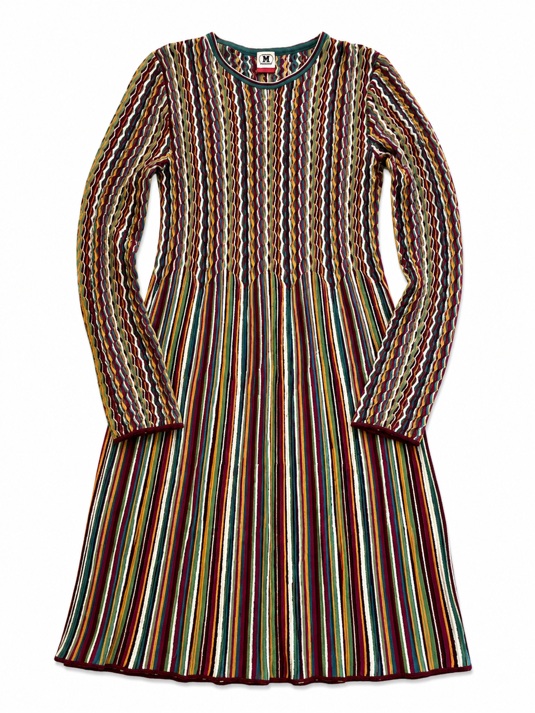 M Missoni Limited Striped Knit Dress ladies