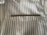 Brunello Cucinelli Striped Poplin Shirt Sleeveless Monili Trim Shirt size XS ladies