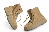 Tod’s Men’s Beige Suede Lace-Up Ankle Boots – Size 7½ // 41.5 men