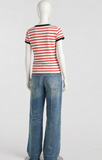 Chez Valentino cotton jersey T-shirt ladies
