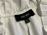 ME+EM White Ruffle-Neck Sleeveless Top – UK 10 ladies