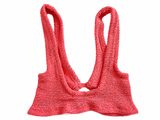 Hunza G Rose Inc Iman Seersucker Bikini Bralette One Size fits all ladies