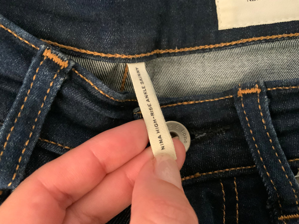 Rag & Bone / JEAN high-rise skinny-fit jeans denim size 27 ladies