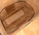 BOTTEGA VENETA French Calfskin Large Intrecciato Arco 33 Wood Brown Bag Handbag ladies