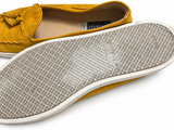 Fratelli Rossetti ONE Yellow Suede Tassel Loafers – Size 39 ladies