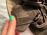 Tod’s Men’s Dark Brown Suede Lace-Up Ankle Boots – US 7.5 / EU 40.5 men