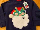 Next Kids Christmas Santa Claus SWEATSHIRT TOP SIZE 3-4 YEARS children