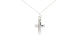 14K 585 14ct White Gold Jerusalem Cross Pendant ladies