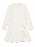 Red Valentino Ruffle Mini Dress – White ladies