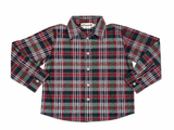 Bonpoint Kids Plaid Check Long Sleeve Shirt – Size 4 years children