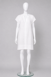 JIGSAW Linen T-Shirt Dress in White size UK 12 US 8 EU 40 ladies