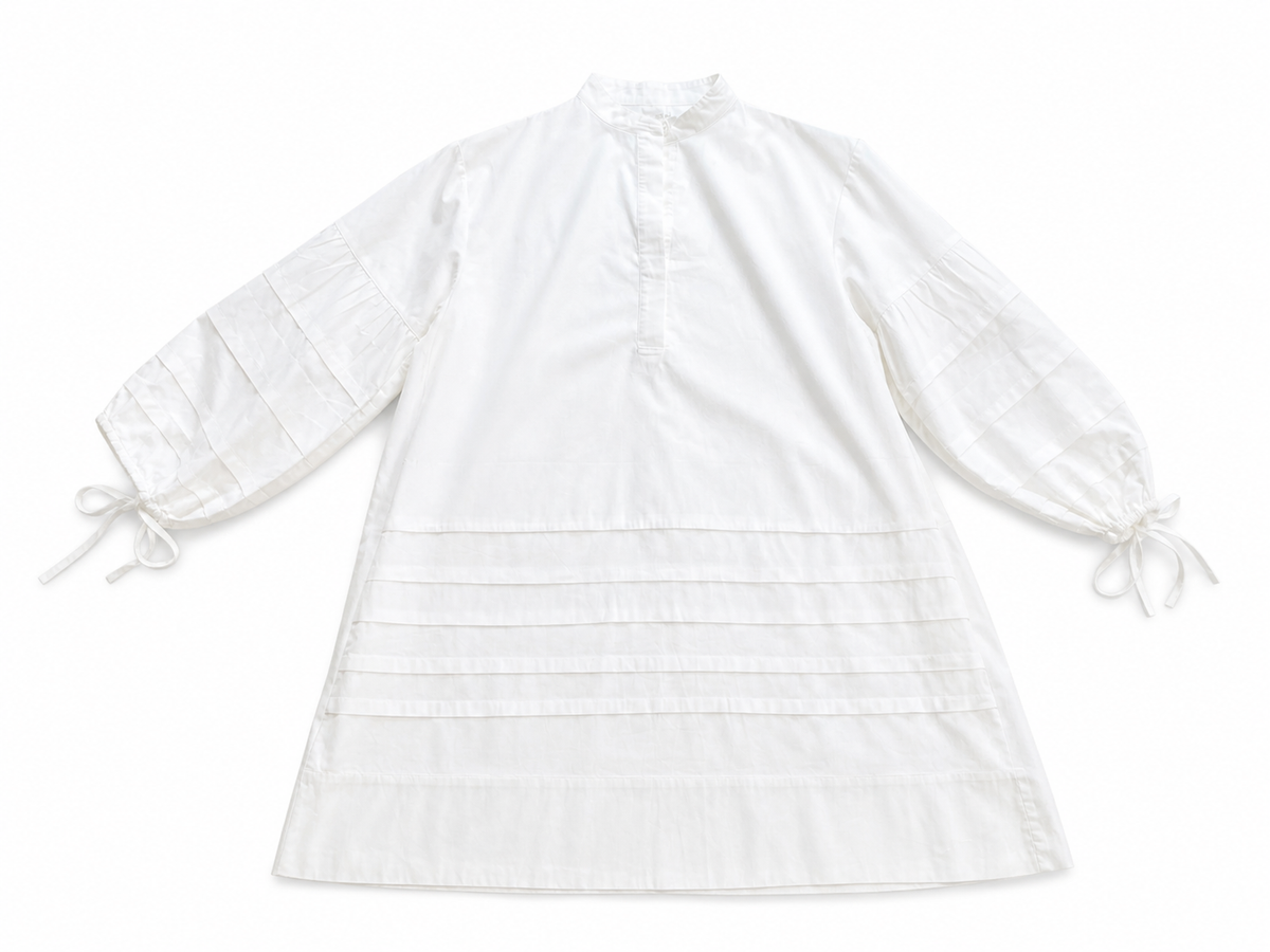 VVB Victoria Beckham White Mini Shirtdress size UK 8 US 4 S small ladies