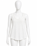 American Vintage White Cotton Tank Top – Size S ladies