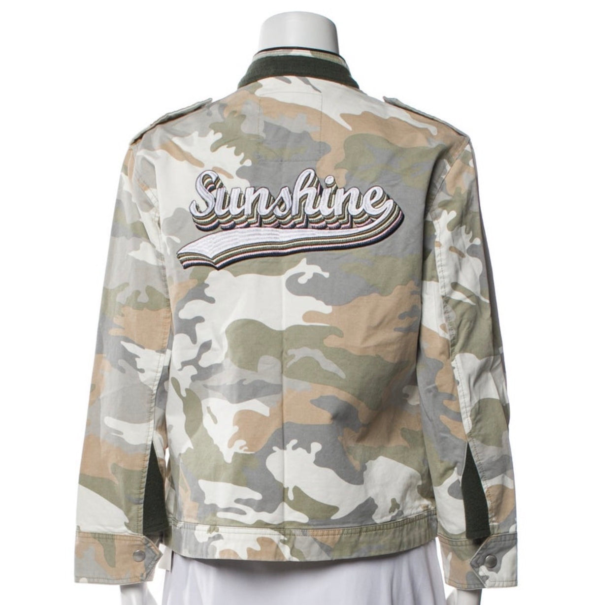 Zadig & Voltaire Kavy Camou Army Jacket Size M medium ladies