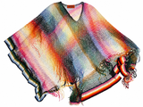 Missoni Milano Multicolour Open-Knit Fringe Poncho – One Size ladies