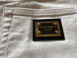Dolce & Gabbana Audrey White Jeans Straight Leg Size I 42 US 6 UK 10 ladies