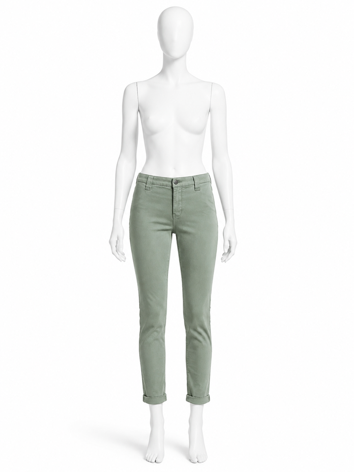 J Brand Sage Green Cropped Skinny Jeans – Size 26 ladies