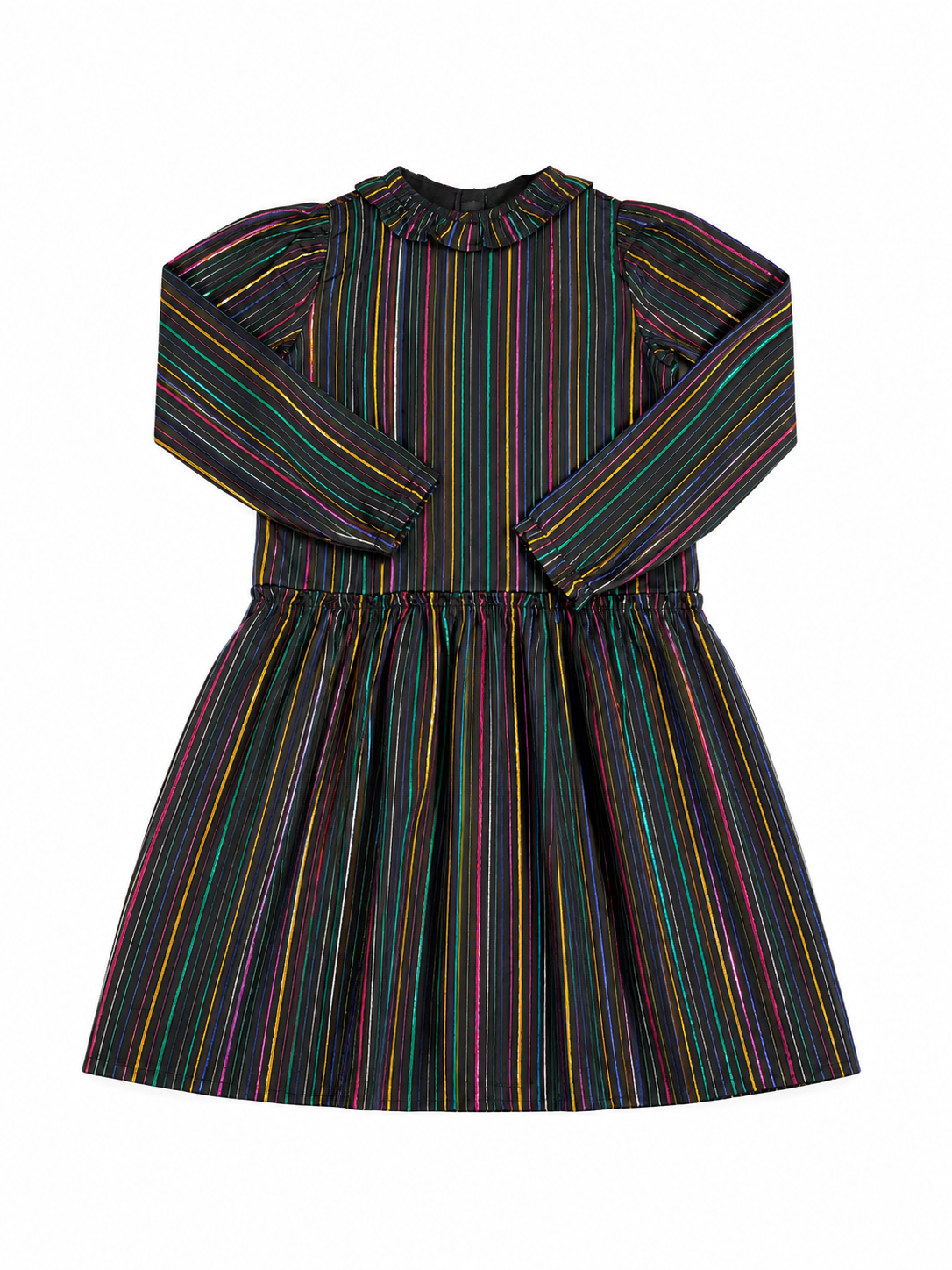 Stella McCartney Kids Metallic Rainbow Stripe Dress children
