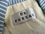 DE FURSAC STRIPS PATTERN  BLAZER JACKET SIZE 50 MEN