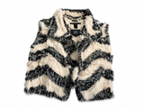 Marc by Marc Jacobs Real Rabbit Fur Cropped Vest O/S One size ladies