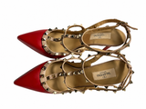 Valentino Garavani Rockstud T-Strap Pumps size 39 1/2 ladies