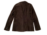Boss by Hugo Boss Suede Leather Brown Jacket Blazer size 50 Men