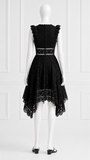 ZIMMERMANN BLACK DIVINITY WHEEL DAY BRODERIE DRESS SIZE 1 S SMALL