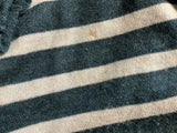 Zadig & Voltaire Crystal Embellished Cashmere Striped Pullover ladies