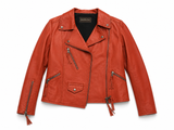 Benedetta Novi Distressed Leather Biker Jacket – Size IT 40 / UK 8/US 4 ladies