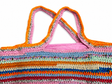 Nadia Dafri Bag Feriha Large Multicolor Hand made tote ladies