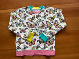 STELLA MCCARTNEY KIDS BUTTERFLY SWEATSHIRT JUMPER SIZE 10 YEARS CHILDREN