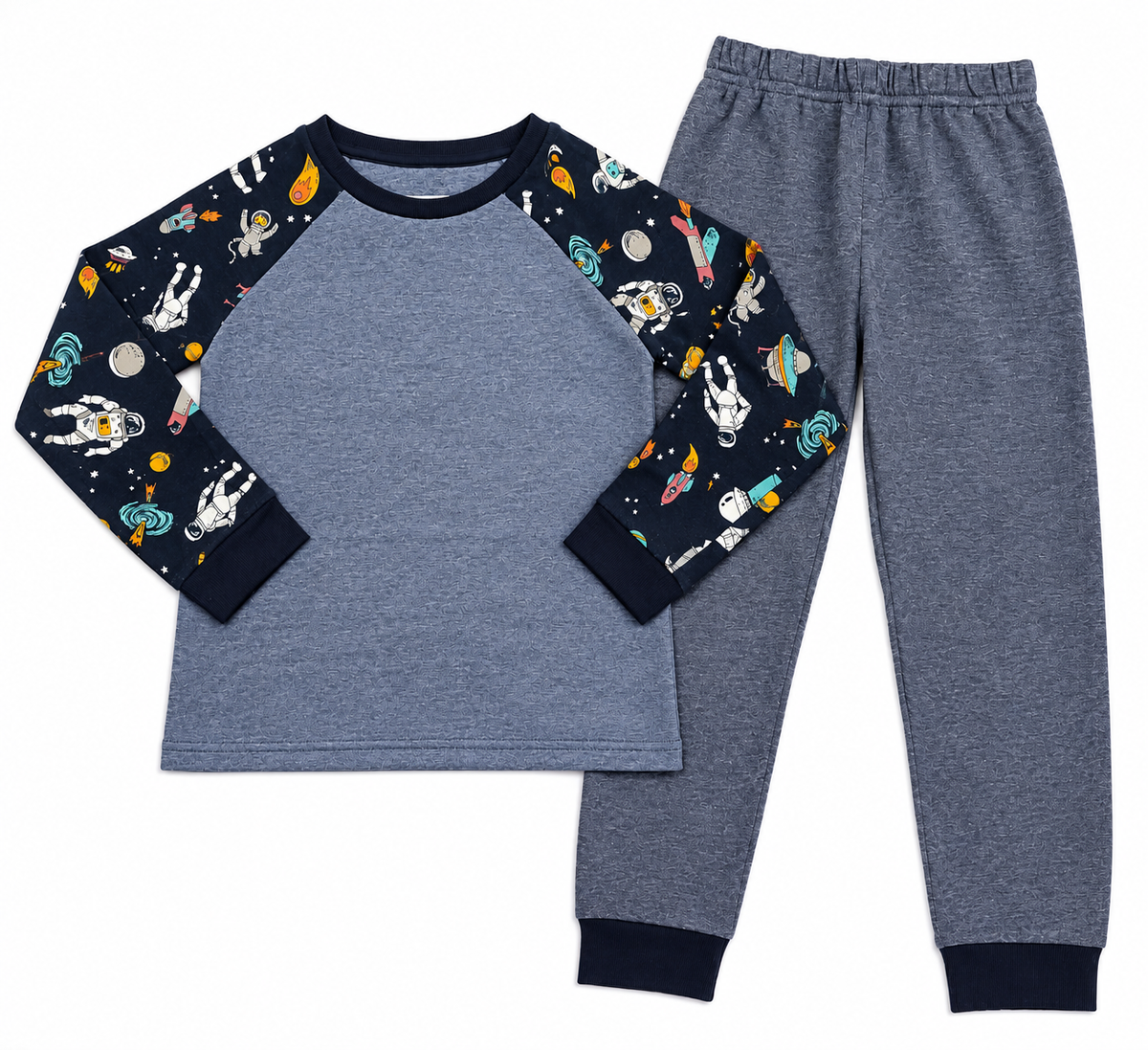 John Lewis Boys’ Space Print Pyjama Set – Age 7 Years children