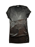Tom Ford  Black Shiny Silky T shirt Size M medium ladies