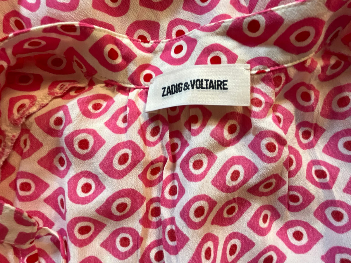 Zadig & Voltaire Rito Eyes Dress Size M medium ladies