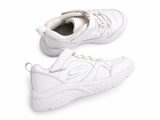 Skechers White Hook & Loop Trainers – Kids EU 31 / UK 12.5 / US 13.5 (19.5 cm) children