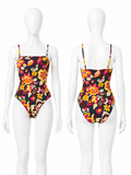 ERES Abstract Print One Piece Swimsuit size M medium ladies