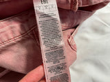 Rag & Bone Phoebe Drawstring Wide-Leg Jeans – Raspberry Stone – Size M ladies